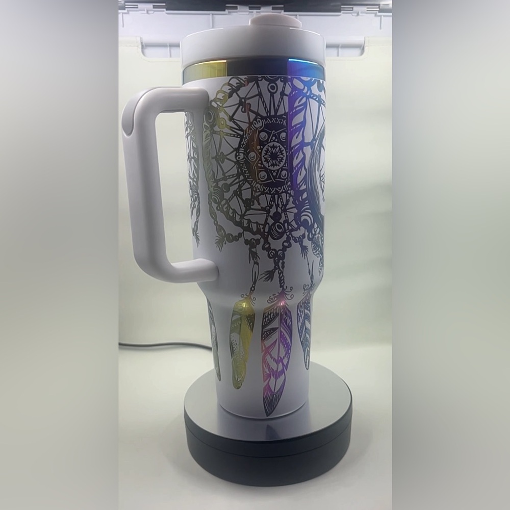 Country themed fully laser engraved tumbler 40oz